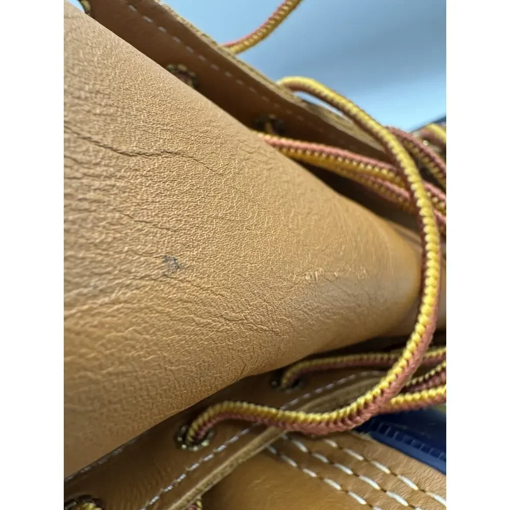 LL Bean Bean Boots Brown Ankle Leather Waterproof Duck Boots Women’s Size 6